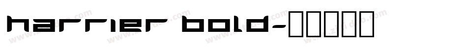 Harrier Bold字体转换